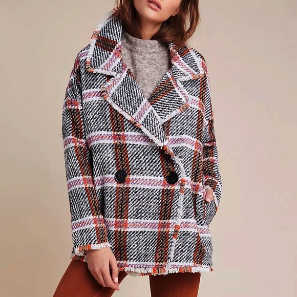 Anthropologie Karrie Tweed Coat - Picture 1 of 7